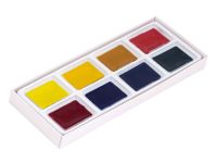 Набор акварели "Ладога" 8 шт х 2,5 мл, в картонной упак.