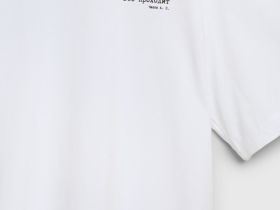 Футболка с текстовым принтом, Белый