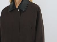 Куртка-рубашка из хлопка, Коричневый