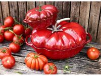 Staub Кастрюля / жаровня в форме помидора 0, 5 л керамическая Cherry Staub