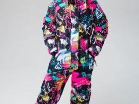 Комбинезон текстильный с полиуретановым покрытием для девочек