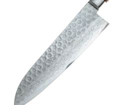 Нож Сантоку 180 мм, Sakai Takayuki, сталь VG-10 Damascus 17 слоев, рукоять дерево Pakka