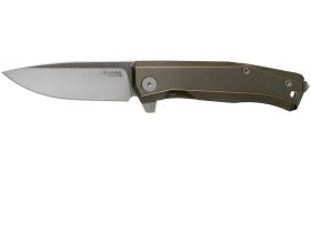 Складной нож LionSteel MT01 BR, сталь M390, рукоять Bronze titanium