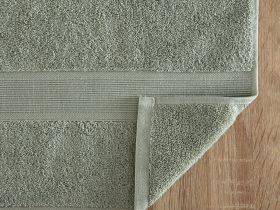 Полотенце махровое Classico, зеленое