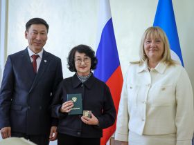 Награды вручили работникам Ленского бассейнового водного управления