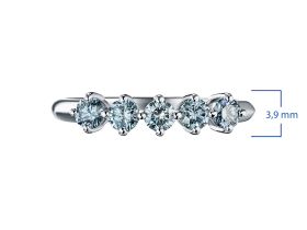 Кольцо из белого золота э0912кц03183700_blue