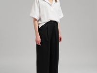 Брюки-палаццо изо льна и вискозы