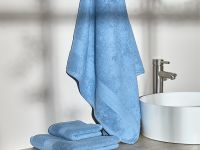 Полотенце махровое Густо/Gusto, голубое