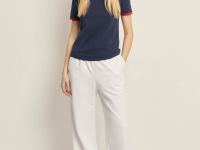 Футболка slim fit из хлопкового джерси