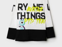 Фуфайка трикотажная для мальчиков (футболка с длинными рукавами)