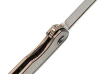 Складной нож TUOTOWN Saira Stonewash, сталь T14N, рукоять Grey Ti