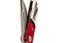 Складной нож Maxace Capsule-2, сталь 10CR15COMOV, рукоять G10, красный/белый