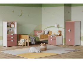 Шкаф детский Милна 2.2-60x127 Розовый