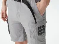 Мужские шорты Lacoste из смеси хлопка и льна