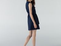 Женское платье Lacoste без рукавов с круглым вырезом