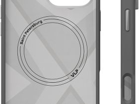 Клип-кейс VLP Aster Pro Case для Apple iPhone 16 Pro с MagSafe серый