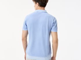 Мужское хлопковое поло Lacoste стандартного кроя