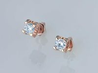 Пусеты из красного золота э0212пс06200855_white