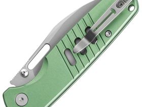 Складной нож Bestech Knives Man Vector, сталь D2, рукоять алюминий, зеленый