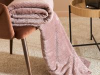 Плед Casella, пудровый