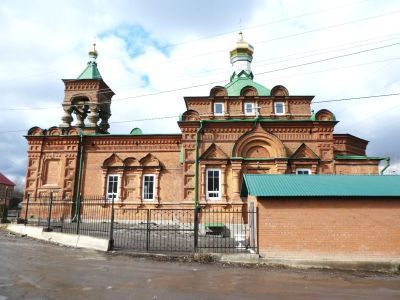 Здание Георгиевской церкви. Русский стиль с элементами русского барокко.