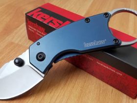 Складной нож Kershaw Antic, сталь 8Cr13MoV, рукоять нержавеющая сталь, синий