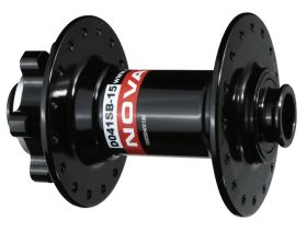 Передняя втулка Novatec D041SB IS6 (черный 110 мм (Boost) ось 15 мм 32)