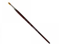 ?Кисть синтетика №2 веерная Художественные материалы "3103" длинная ручка