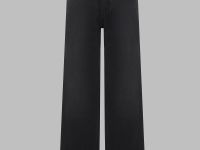 Укороченные джинсы прямого кроя