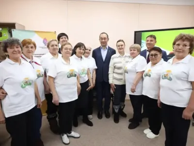 Глава Якутии высоко оценил проект активного долголетия в Алданском районе