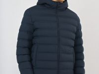 Лёгкая утеплённая куртка, Синий