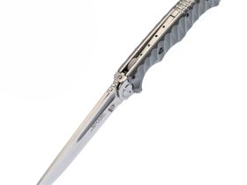 Складной нож НОКС Кугуар, сталь D2, рукоять серый G10