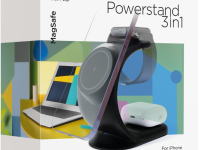 Беспроводное зарядное устройство VLP Powerstand для Apple 3-в-1 Чёрное