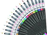 Кисть с краской Pentel "Colour Brush" Пурпурный