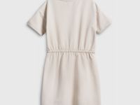 Трикотажное платье для девочек, Бежевый