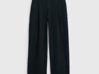 Трикотажные прямые брюки, Черный