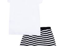 Комплект трикотажный для девочек: фуфайка (футболка), шорты