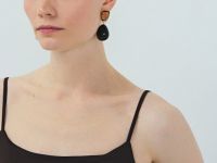 Укороченный топ на тонких бретелях, Коричневый