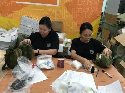 Сотрудники Национальной библиотеки Якутии помогают мобилизованным землякам