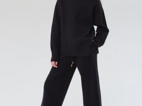 Комплект трикотажный для девочек: джемпер, брюки