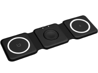 Беспроводное зарядное устройство Mutural T05 Magnetic Foldable 3 в1 15W (черный)