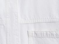 Джинсовая куртка-рубашка, Белый