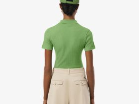 Женское поло Lacoste приталенного кроя из органического хлопка