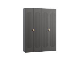 Распашной шкаф Луми 4-181x242 Графитовый