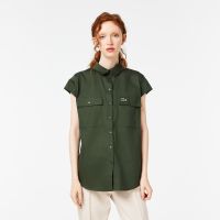 Женская блузка Lacoste свободного кроя