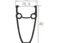 Обод Remerx 28&quot; для шоссейных велосипедов и фикседов (розовый 40 мм x 22  мм 32 стенка двойная, без пистона 28&quot; (622) для ободных и дисковых тормозов)