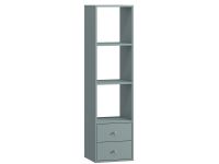 Стеллаж Кейн 2-39x149 Серо-зеленый