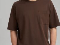 Футболка объемного кроя из джерси