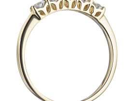 Кольцо из желтого золота с бриллиантами э0301кц05210701