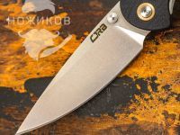 Складной нож CJRB Feldspar, сталь D2, рукоять G10, черный